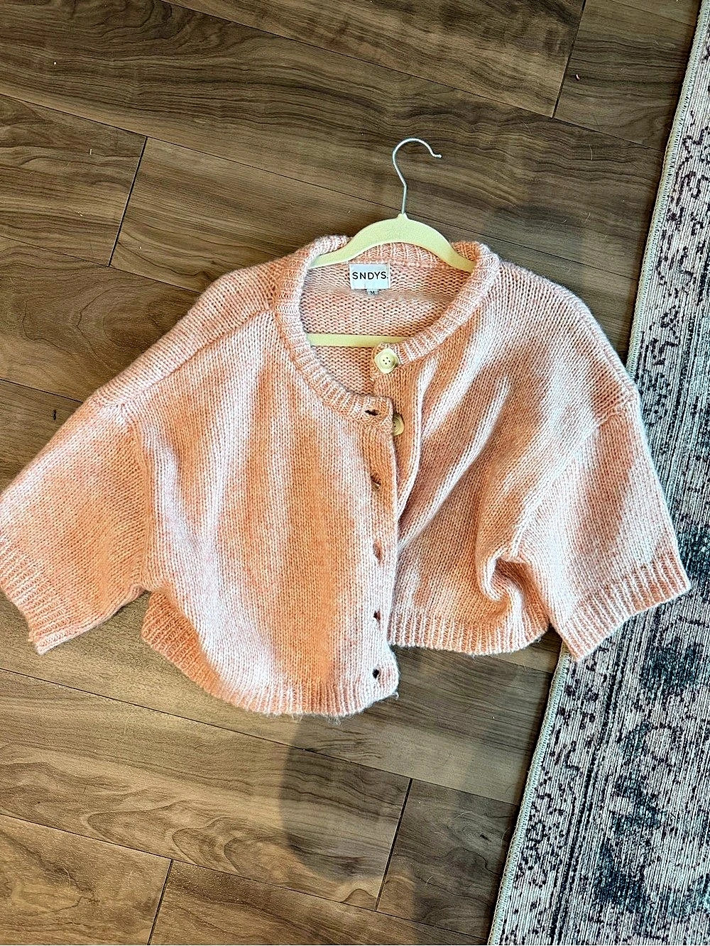 Revolve Pink Knit Cardigan